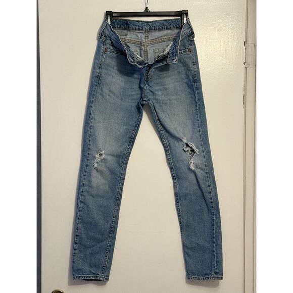 LEVI'S 510 Vintage Classic Skinny Fit Women's Distressed Jeans - Size 28x30 - Picture 1 of 6